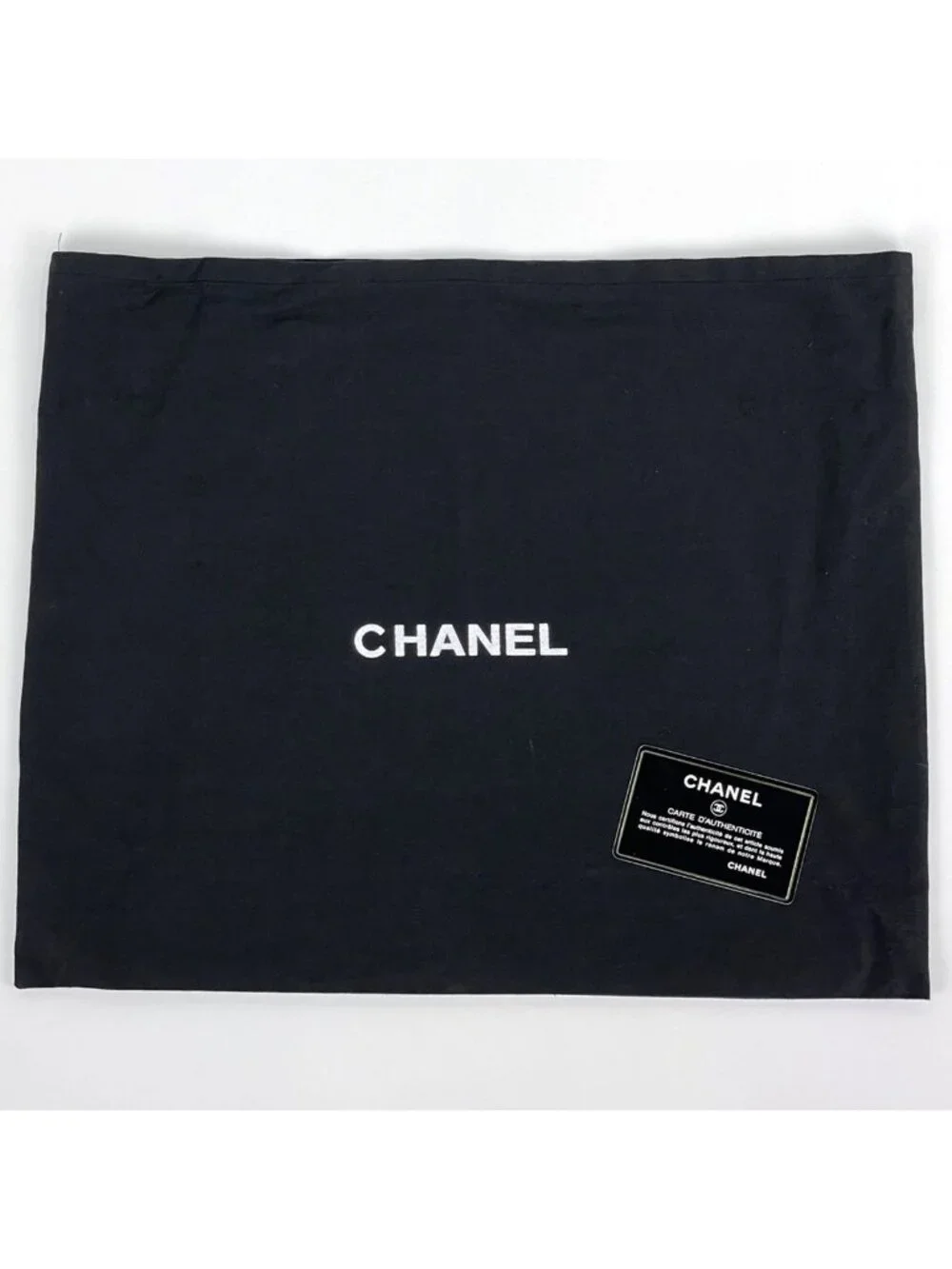 Chanel Handbag CC Logo Quilted Caviar Leather Black